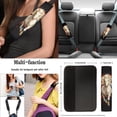 thumbnail image 5 of Uorisanigo American Flag Horse 10 Pack Car Seat Covers Sets with Cars Seat Belt Cover and Water Cup Coaster and Steering Wheel Cover Keychains Soft Easy to Instal Elastic Fabrics for Car SUV, 5 of 7