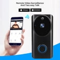 thumbnail image 4 of Monstrate HD 1080P Smart WiFi Video Timbre Cámara Intercomunicador visual IP Timbre de puerta Inalámbrico Cámara de seguridad para el Electrodomésticos Negro Timbre+DingDong Monstrate HA005269-02, 4 of 6
