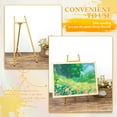 thumbnail image 4 of Threns Art Painting Easel for Table Top Floor Compact Strong Load Bearing Metal Small Easel Stand for Displaying Book Photo Wedding Sign Art Photograph, 4 of 10