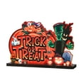 thumbnail image 1 of Table Dinner Halloween Wooden Sign Happy Candy Decoration Day Hallowee Party Home Decor, 1 of 3