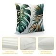 thumbnail image 4 of Leisuo Tropical Leaves Pillow Covers Monstera Banana Palm Leaf Couch Pillow Cases Botanical Summer Farmhouse Throw Pillows Home Decor For Living Room Bedroom Cushion Outdoor, 4 of 5