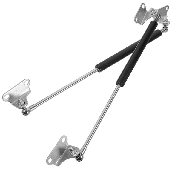 Stri 2pcs Gas Spring Struts Lift Support with L-type Mounts for Heavy Duty Toolbox