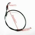 thumbnail image 5 of Black Motorcyle Throttle Cable Wire Pull Line for Yamaha XT225 XT 225 1980-1999, 5 of 5