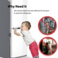 thumbnail image 4 of Cerradura para frigorífico de una sola puerta, segura para niños, fácil de instalar, utiliza adhesivo Vhb de 3 m, sin herramientas ni brocas (gris, 1 pieza), 4 of 5