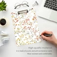 thumbnail image 3 of FORMRS Acrylic Clipboard with Low Profile Clip Standard A4 Letter Size, 12.5" x 9", Small Floral Pattern, 3 of 8