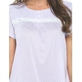 thumbnail image 5 of Casual Nights Women's Short Sleeve Floral Nightgown Nightshirt Night Dress, 5 of 5