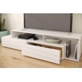 thumbnail image 2 of Nexera Tonik 72 in TV Stand, White, 2 of 4