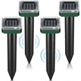 thumbnail image 1 of 1-12pcs Solar Repellent Ultrasonic Mole Repellent, Outdoors Garden Ultrasonic Deterrent for Snakes Moles Gophers Groundhogs Voles, 1 of 5