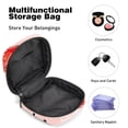 thumbnail image 4 of Sanitary Napkin Storage Bag, Strawberry and Cute Flower on Pink Background Portable Menstrual Pad Bag for Teen Girls Store Panty Liners Tampons Sanitary Pads for Women Ladies, 4 of 6