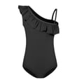 thumbnail image 5 of Hessimy Girl One Piece Swimsuit Kids Bathing Suit,Sun Protection,Breathable Quick-Dry,Adjustable Strap,Stretchy(Black,11-12 Years), 5 of 5
