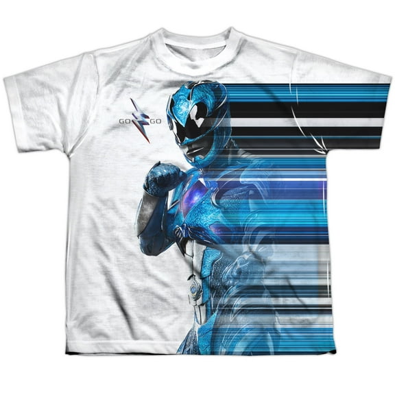 Power Rangers - Blue Streak - Youth Short Sleeve Shirt - Large