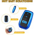 thumbnail image 3 of Key Fob Cover Compatible with Toyota Camry 4Runner RAV4 Tundra Tacoma Corolla Grand Highlander 2025-2026 3/4 Button TPU Keychain Case Holder Protector,blue, 3 of 6