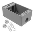 thumbnail image 5 of FESTFENDS Weatherproof Wall Mounted Outlet Box Silver 1Pack 4.7x2.9x1.9in, 5 of 8