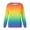 Multicolor, variant on Pejock Womens Casual Long Sleeve Sweatshirt Crew Neck Cute Pullover Relaxed Fit Tops Oversized Gradient Print Pullovers Tops Teen Girl Fall Crewneck Sweatshirts Y2K Fall Clothes 2023 Fashion Outfits