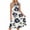 *16-Khaki, variant on VBVC Women's Floral Print Sleeveless Midi Dress , Ladies' Crew Neck Pleated Waist Casual Dress , Summer Stretchy Vacation Sundress For Women,Sky Blue,S-2XL