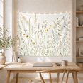 thumbnail image 5 of Wildflowers in a Meadow, Serene Rustic Botanical Illustration for Nature Lovers, Botanical Wall Art, Housewarming Gift, Tapestry Wall Hanging for Bedroom, Living Room and Dorm, 5 of 7