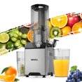 thumbnail image 1 of WHALL  Slow  Masticating Cold Press Juicer Machine: 4" Extra - Large Feed Chute, Reverse Function, for Both Soft and Hard Ingredients 180W, 1 of 6