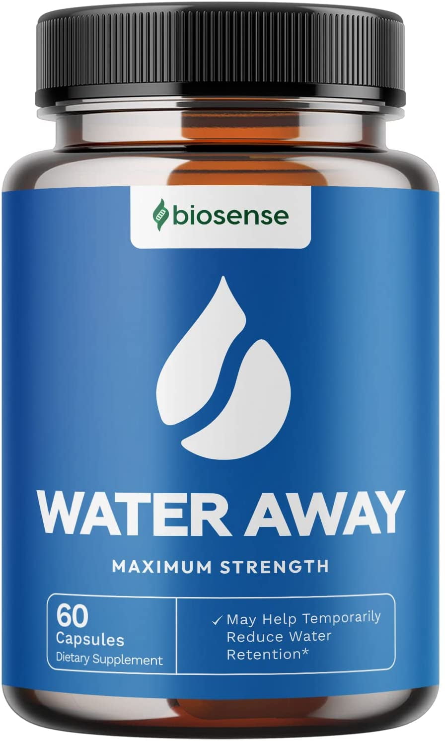 Buy Bio Sense Water Away Supplement Natural Diuretic Pills for Bloating Swelling Relief 60