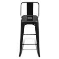 thumbnail image 2 of vidaXL Tabourets de Bar 2 Pcs Acier Noir, 2 of 3