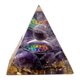 thumbnail image 1 of Wdftyju Generador de energía de piedra curativa de peridoto de amatista de cristal natural de pirámide de orgón Wdftyju 6mm2xh8du2yb6xd1D05, 1 of 6