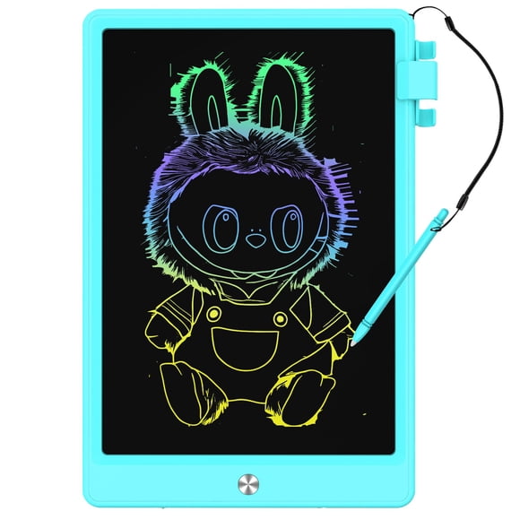 Tableta de escritura LCD CHAFEGY de 10.5 pulgadas para niños, azul