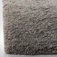 thumbnail image 4 of SAFAVIEH Henley Solid South Beach Polyester Shag Area Rug, Silver, 5' x 7', 4 of 8