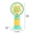 thumbnail image 3 of xjwjuw USB Charging Mini Handheld Fan Portable Silent Desk Fan with Foldable Design & Non-Slip Grip - Durable Matte Finish Battery Operated Cooling for Students Office Travel Air Circulator, 3 of 6