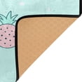 thumbnail image 4 of Pineapples Pattern Soft Polyester Area Rug 60''x39'', Non Slip, Memory Foam, Water Absorbent, 4 of 7