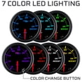 thumbnail image 4 of GlowShift Black 7 Color 35 PSI Boost Gauge, 4 of 6