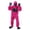 Pink, variant on Seasons Deluxe Gorilla Costume with Feet, UV Black Light Reactive, Adult One Size