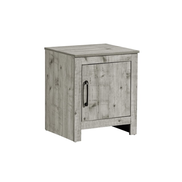 Monarch Specialties - Accent Table, 22" H, End, Side Table, Storage, Side, Nightstand, Living Room, Bedroom, Rustique Grey Laminate, Transitional