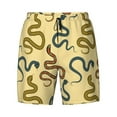 thumbnail image 4 of Lsque Mens Swim Trunks Various Snake Pattern - Bathing Suit Compression Liner - Beach Swim Shorts Swimwear - (S-3XL) - Stretch Quick Dry -Small, 4 of 9
