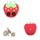 thumbnail image 3 of Comedero Para Conejos Bolsa De Heno Con Forma De Zanahoria Comedero Para Conejos Y Cerdos Bolsa De Heno Colgante Dispensador De Heno Comedero Para Animales Pequeños, 3 of 5