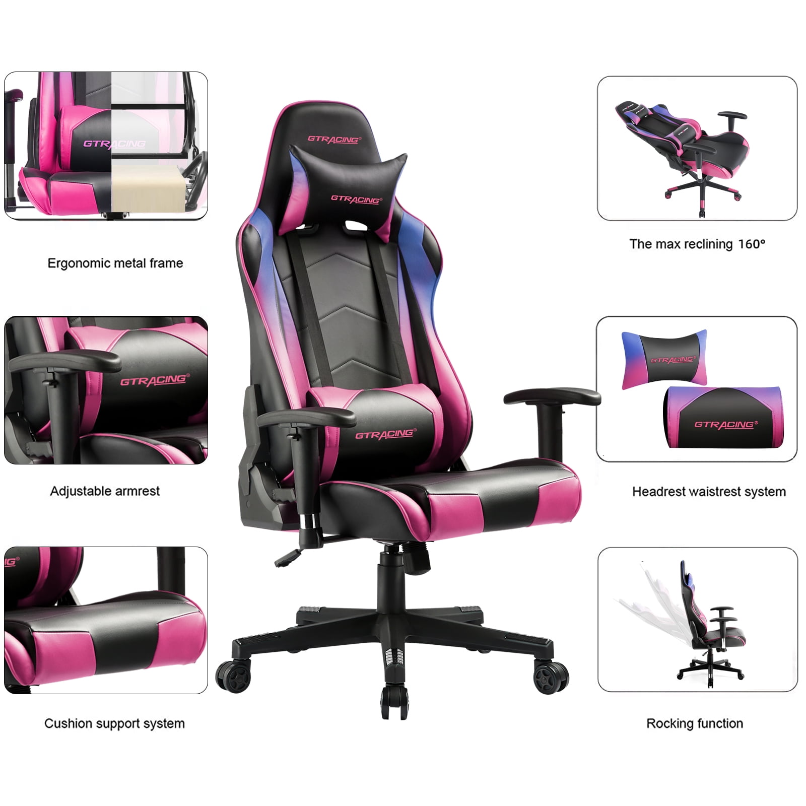 Gtracing 2021 gaming ergonomic racing chair sales