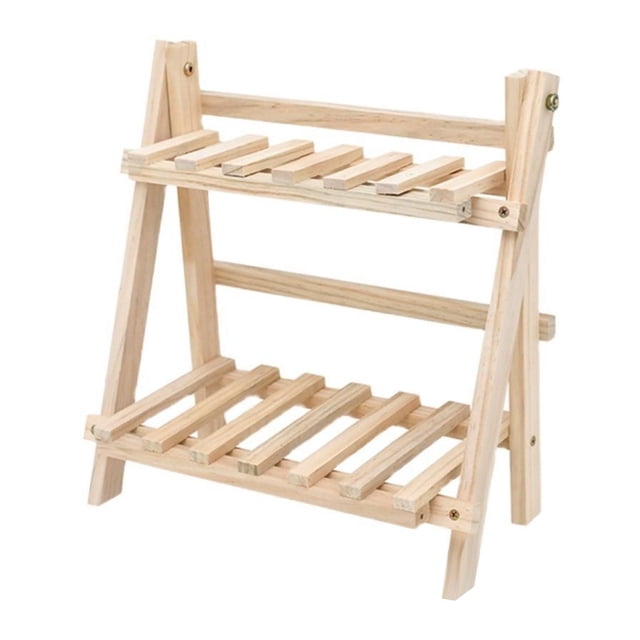 Organizador de escritorio de 2 niveles, estante de madera para libros, estante decorativo para encimera, para el hogar y la oficina.