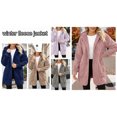 thumbnail image 2 of yillto Womens Plus Size Fleece Jacket Sherpa Fuzzy Hooded Coat Fall Winter Warm Casual Jackets S-5XL, 2 of 5