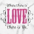 thumbnail image 2 of Where There's Love Beautiful Quote Girls Kids T Shirt Tees Teen Brisco Brands L, 2 of 5