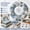 A, variant on 12.6-Inch Punch Needle Wreath Kit, Christmas Fabric Craft Set, Versatile Product for Tree Home and Holiday Display, Soft Cloth Pieces with Coordinated Crafting Accessories