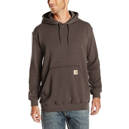 Carhartt B151 Canvas Work Dungaree - Carhartt Men's Midweight Sweatshirt Hooded Pullover Original Fit K121,Dark Brown,Medium