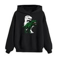 thumbnail image 4 of WOYY Toddler Boys Hoodie Dinosaur Print Hooded Sweatshirt Long Sleeve Pullover Top, Sizes 3-4T, 4 of 5