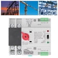 thumbnail image 1 of Dual Power Automatic Transfer Switch Dual Power Transfer Changeover Switch 2P Dual Power Automatic Transfer Switch Generator Transfer Changeover Switch AC110V 50Hz 60Hz 63A, 1 of 8
