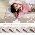 thumbnail image 5 of Washable Area RugMoroccan Entryway Rug Area Rug Stain Resistant Non-Slip Accent Rug Distressed Trellis Floor Carpet for Indoor Front Entrance Kitchen Bathroom, Navy, 2' x 3', 5 of 9