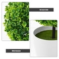 thumbnail image 4 of Viveous Set of 2 Realistic Artificial Topiary Trees, Decorative Tabletop Plants, Farmhouse Bathroom Office Decor, Centerpiece, 4 of 10