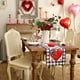 thumbnail image 2 of Camino de Mesa para el DíA de San ValentíN, DecoracióN Decorativa de Mesa de Granja con Lunares y Corazones Rojos para Comedor de Cocina, 33 X 120 cm B, 2 of 5