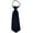 Navy Blue, variant on Easy Slip On Solid Color Polyester Tie, 1 to 6 years