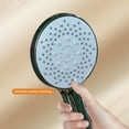thumbnail image 6 of Large Panel High-Pressure Handheld Shower Head, 5 Spray Modes, Anti-Clogging Nozzles, Easy to Install, for Elderly Children Home Use, 6 of 8