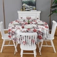thumbnail image 2 of Pioneer Flower Round Tablecloth 60" X 60",Wrinkle Wipeable Table Cloth for Kitchen Dining Room Picnic Patio Party, 2 of 6