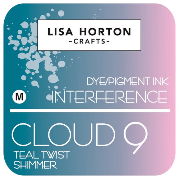 Lisa Horton Crafts Cloud 9 Shimmer Interference Ink Pad -Teal Twist Shimmer