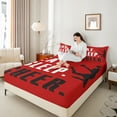 thumbnail image 4 of Castle Fairy Eat Sleep Cheer Queen Sheet Sets for Girl Female,Girly Dance Bed Set, 4 of 7