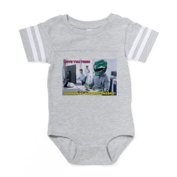 CafePress - Power Rangers Summoning The - Cute Infant Baby Football Bodysuit
